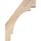 Ekena Millwork 3 1/2"W x 12"D x 16"H Merced Smooth Knee Brace, Douglas Fir BRC04X12X16MRC00SDF - alternate 4